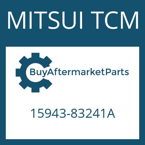 MITSUI TCM 15943-83241A - FRICTION PLATE