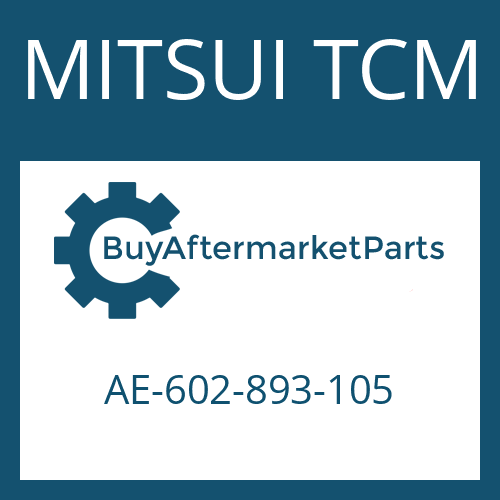 AE-602-893-105 MITSUI TCM FRICTION PLATE