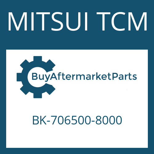 MITSUI TCM BK-706500-8000 - FRICTION PLATE