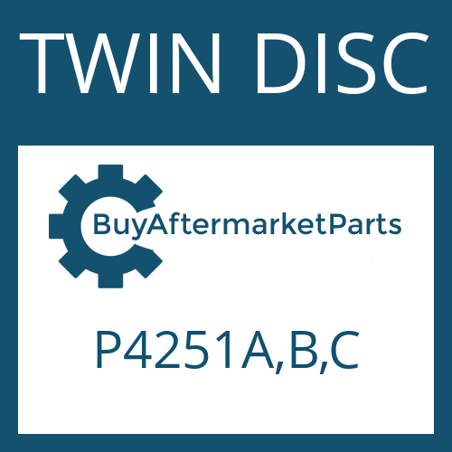 TWIN DISC P4251A,B,C - FRICTION PLATE