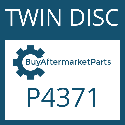 TWIN DISC P4371 - FRICTION PLATE