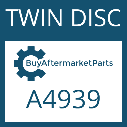 A4939 TWIN DISC FRICTION PLATE