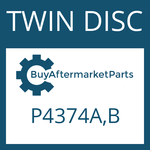 P4374A,B TWIN DISC FRICTION PLATE