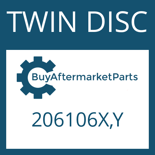 TWIN DISC 206106X,Y - FRICTION PLATE