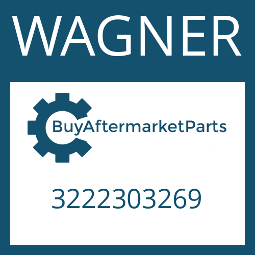 WAGNER 3222303269 - FRICTION PLATE