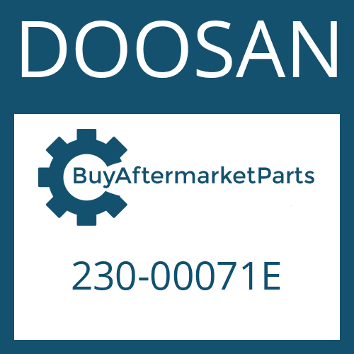 DOOSAN 230-00071E - CHASSIS COMPONENTS
