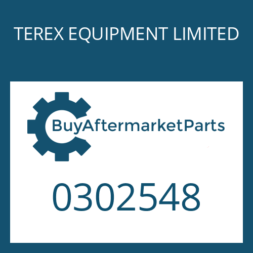 TEREX EQUIPMENT LIMITED 0302548 - O-RING