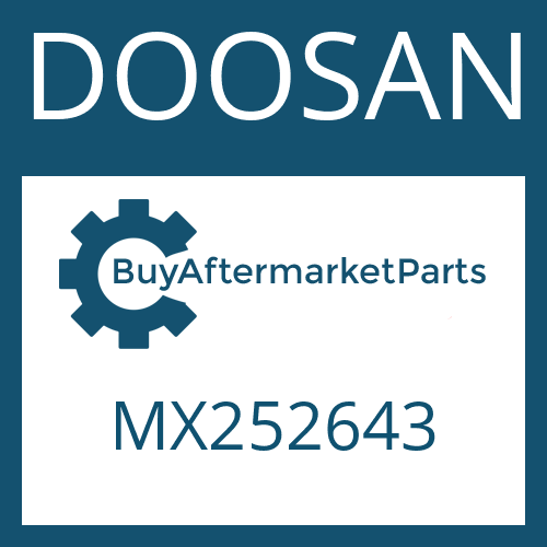 DOOSAN MX252643 - SCREW