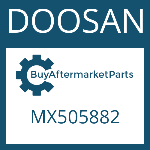 DOOSAN MX505882 - FRAME,REAR
