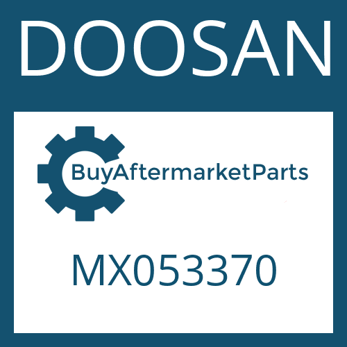 DOOSAN MX053370 - SCREW
