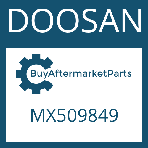 DOOSAN MX509849 - STICKER