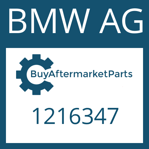 BMW AG 1216347 - LOCKING WASHER