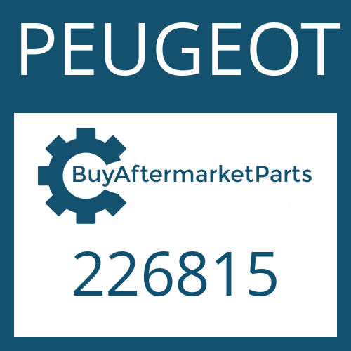 226815 PEUGEOT BREATHER