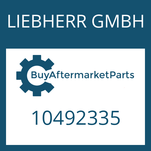 LIEBHERR GMBH 10492335 - FLAT GASKET