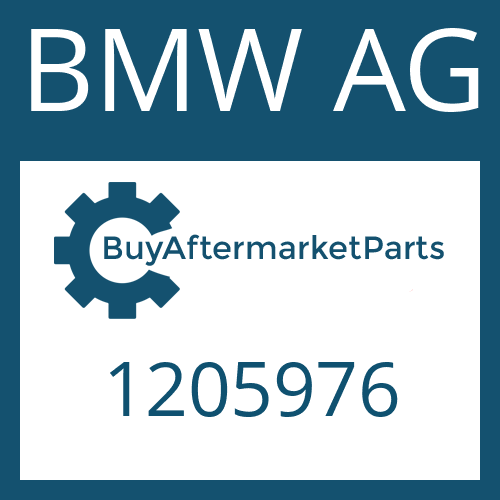 1205976 BMW AG BREATHER COVER
