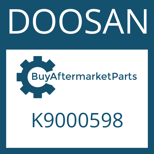 DOOSAN K9000598 - CAP;SCREW