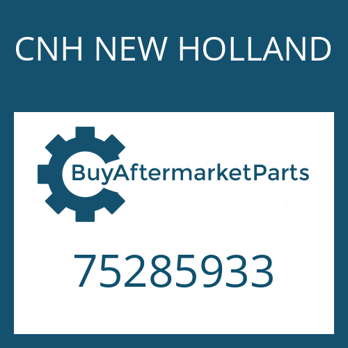 CNH NEW HOLLAND 75285933 - TYPE PLATE