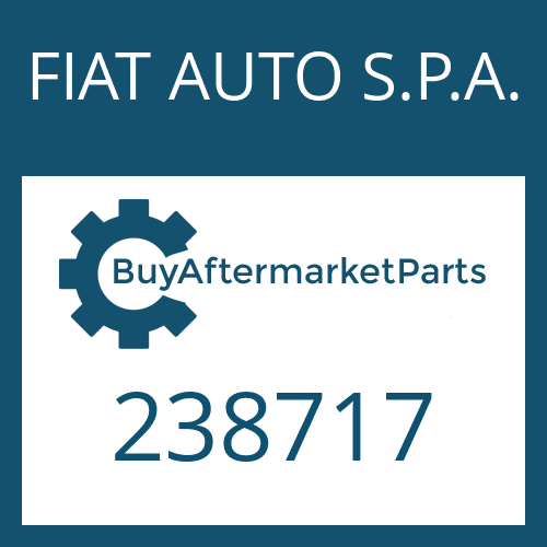 FIAT AUTO S.P.A. 238717 - HELICAL GEAR