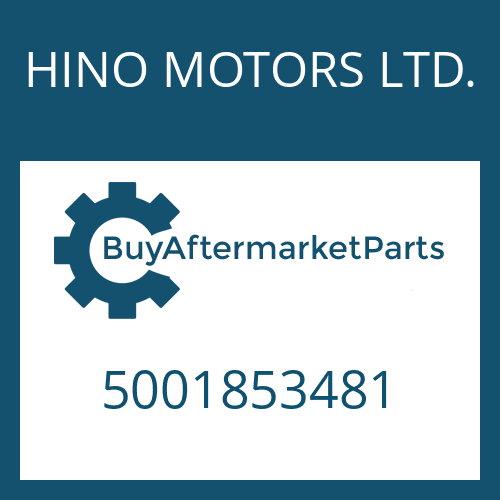 5001853481 HINO MOTORS LTD. COMPR.SPRING