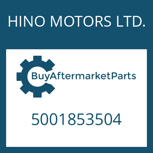 HINO MOTORS LTD. 5001853504 - COMPR.SPRING