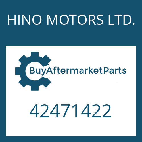 HINO MOTORS LTD. 42471422 - PISTON