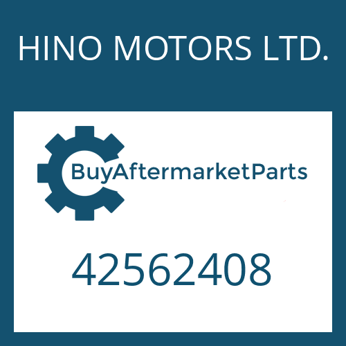 HINO MOTORS LTD. 42562408 - TAPERED ROLLER BEARING