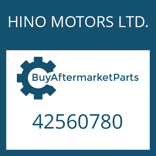 HINO MOTORS LTD. 42560780 - PISTON