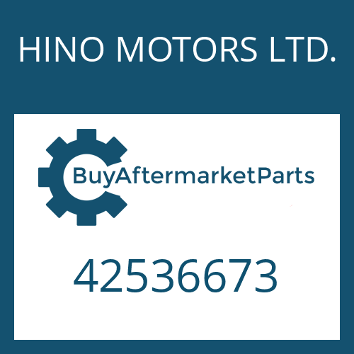 HINO MOTORS LTD. 42536673 - CYLINDRICAL PIN