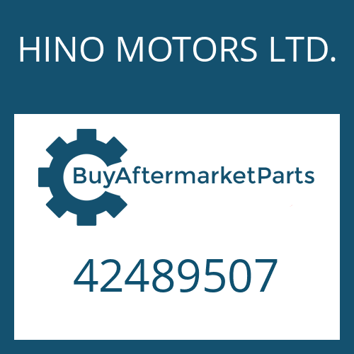 HINO MOTORS LTD. 42489507 - O-RING