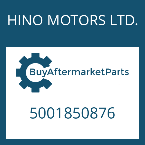 HINO MOTORS LTD. 5001850876 - PIPE