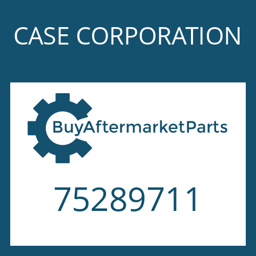 CASE CORPORATION 75289711 - COVER PLATE