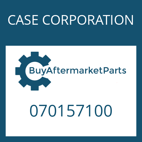 CASE CORPORATION 070157100 - O-RING