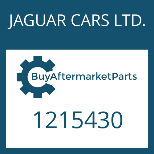 JAGUAR CARS LTD. 1215430 - BEARING SET