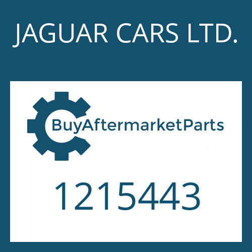 JAGUAR CARS LTD. 1215443 - RETAINING RING