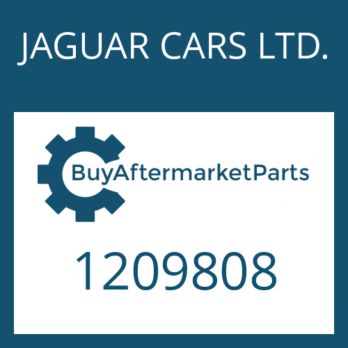 JAGUAR CARS LTD. 1209808 - BEARING SET