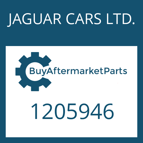 JAGUAR CARS LTD. 1205946 - RETAINING RING