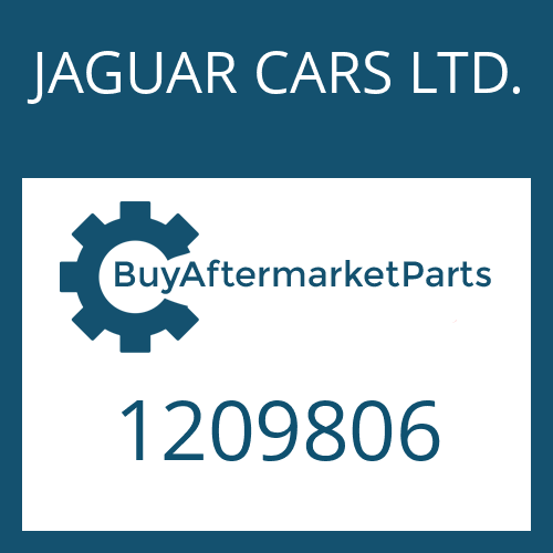 JAGUAR CARS LTD. 1209806 - BEARING SET