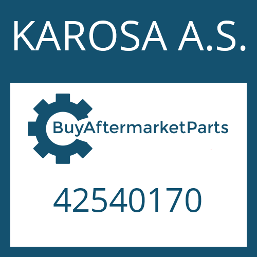 KAROSA A.S. 42540170 - COMPRESSION SPRING