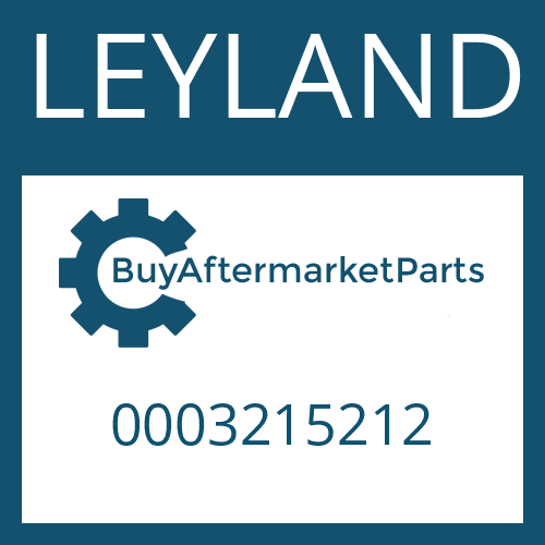LEYLAND 0003215212 - FITTED KEY