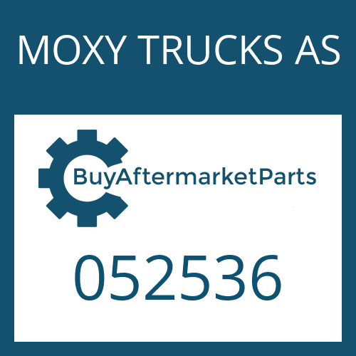 052536 MOXY TRUCKS AS OUTER CLUTCH DISC