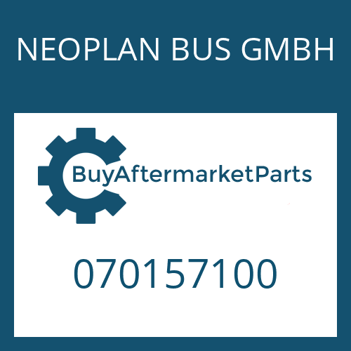 NEOPLAN BUS GMBH 070157100 - O-RING