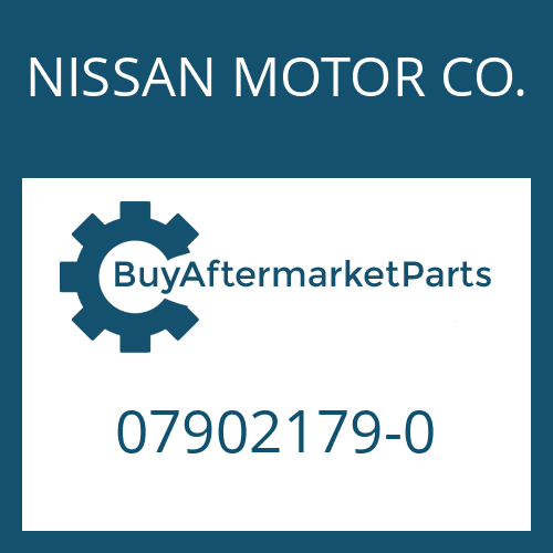 NISSAN MOTOR CO. 07902179-0 - WASHER