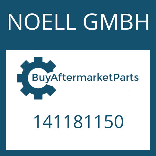 141181150 NOELL GMBH FITTED KEY