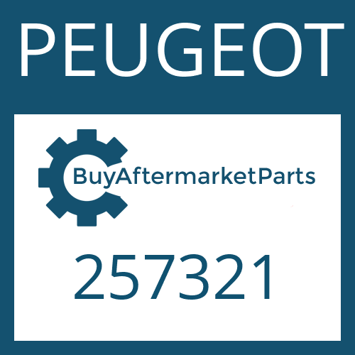 PEUGEOT 257321 - GASKET