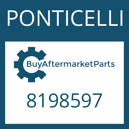 PONTICELLI 8198597 - HELICAL GEAR
