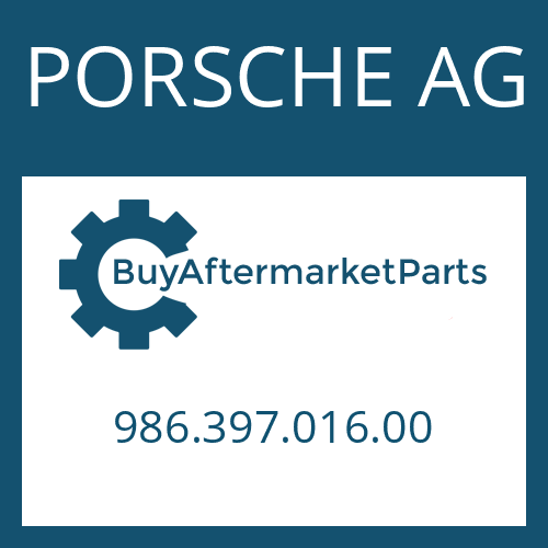 PORSCHE AG 986.397.016.00 - GASKET