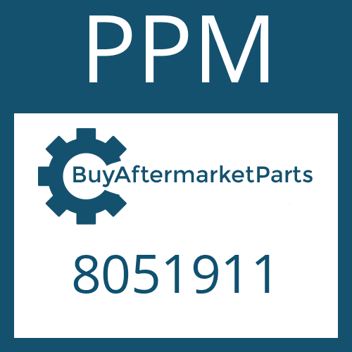 PPM 8051911 - COVER PLATE