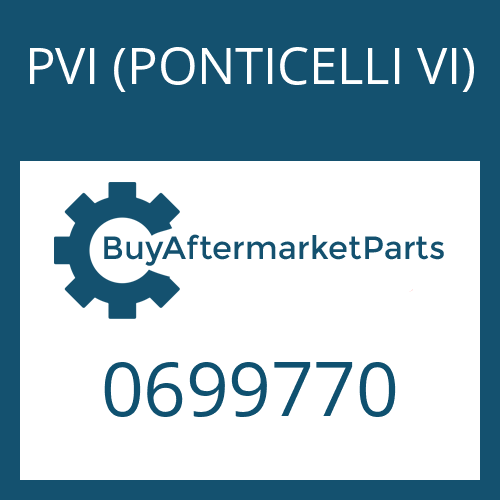 0699770 PVI (PONTICELLI VI) GASKET