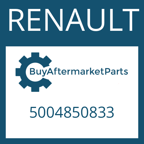 5004850833 RENAULT SLOTTED NUT
