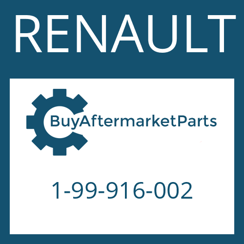 RENAULT 1-99-916-002 - COVER
